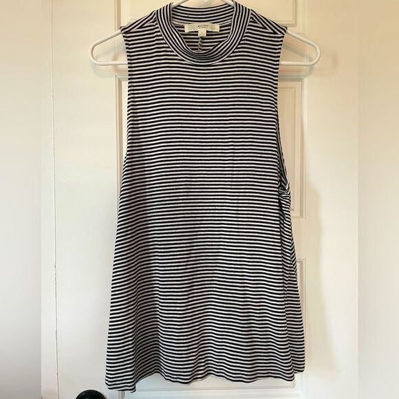 Black & White Striped Tunic Top - Picture 1 of 5